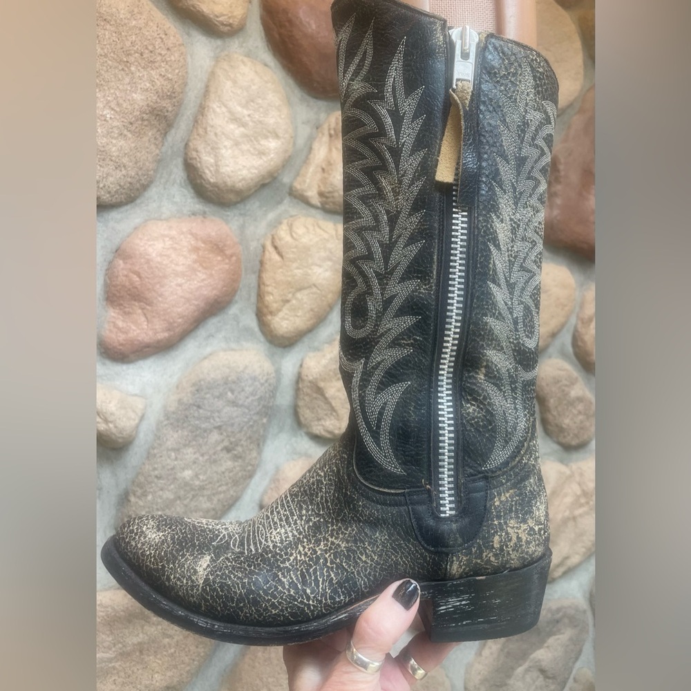 OLD GRINGO 'RAZZ" Cowgirl distressed weathered RARE Boots 7